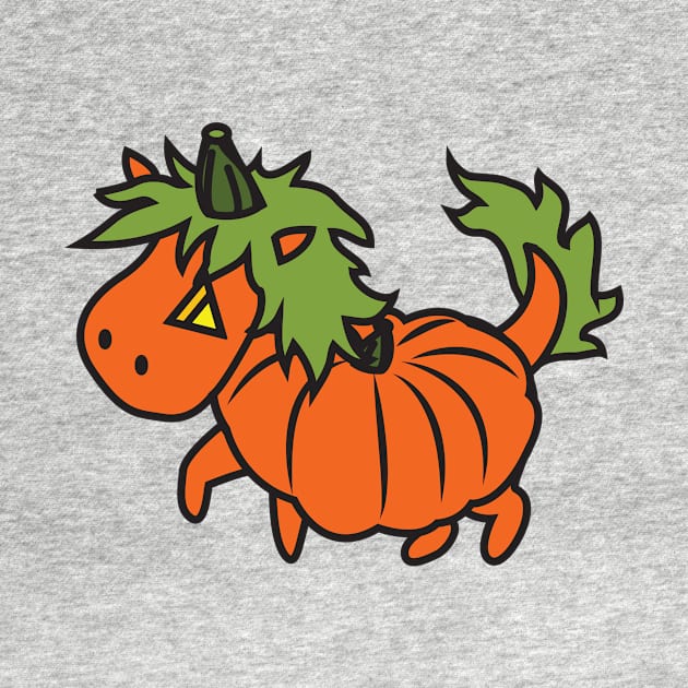 Gary the Unicorn the Pumpkin by UntidyVenus